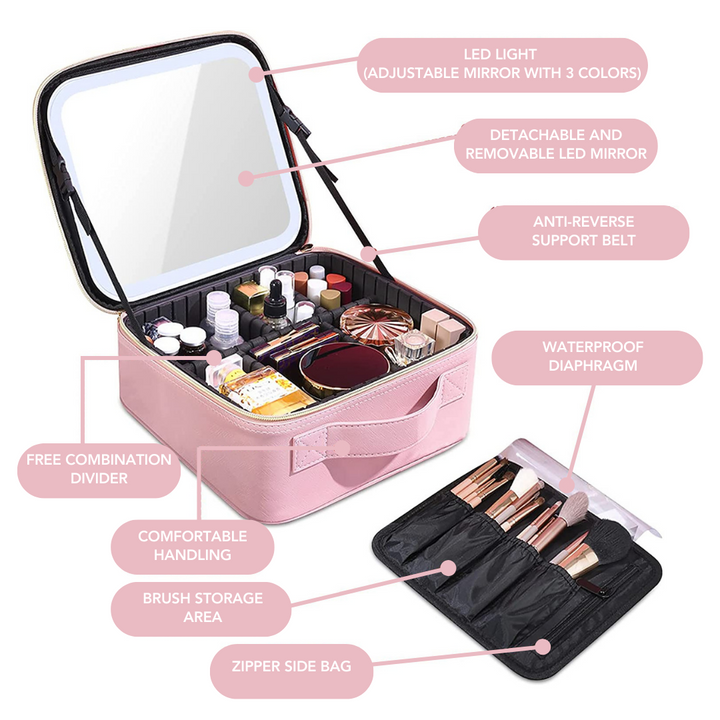 Glow & Go LED Makeup Bag